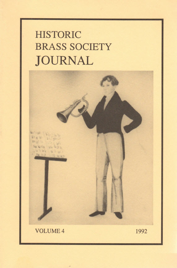 Historic Brass Journal - Volume 4 - 1992