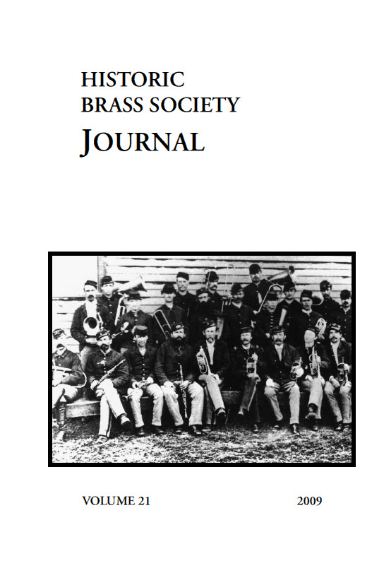 Historic Brass Journal - Volume 21 - 2009